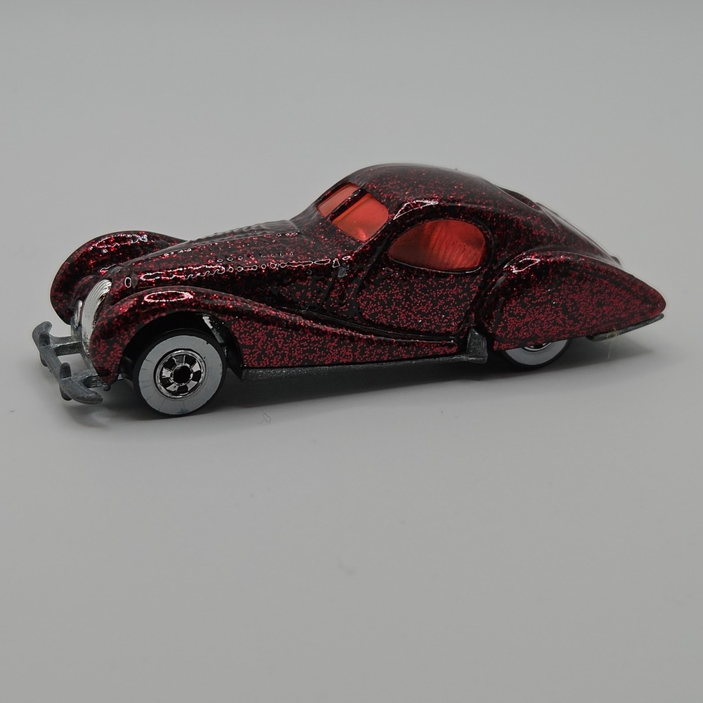 Hot Wheels Talbot Lago Red Metalflake 1987 Diecast Car Malaysia Vintage Style
